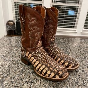 DAN POST CAIMAN WESTERN BOOTS SIZE 12